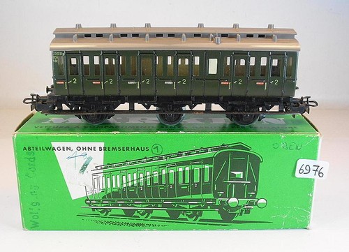Märklin H0 Nr. 4004 Abteilwagen o. Brh 2. Klasse 3-achsig der DB OVP 5 #6976 | Zustand: Gebraucht