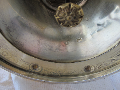 Antique Irish Sterling Silver Gilded Vermeil Chalice Celtic Religious - 第 8/14 張圖片