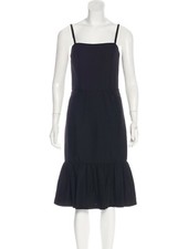 Pleated Midi Dress Prada Pleated Midi Dress Size: XS | US2, IT38