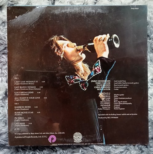 TUCKY BUZZARD Alright On The Night LP US Press 1974 DEEP PURPLE Rolling Stones - Picture 2 of 4