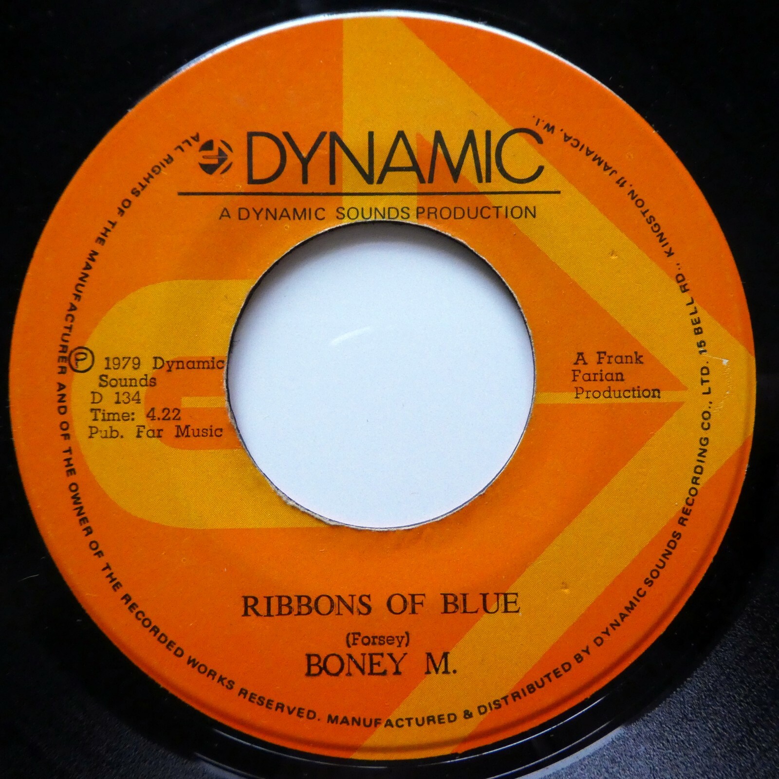 BONEY M Ribbons of Blue / Hooray Its a Holiday JAMAICA Press c3683 eBay