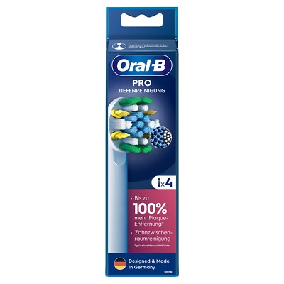 Oral-B Aufsteckbürsten Pro Tiefenreinigung, 4er Pack Neu