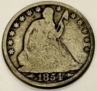 1854 O Seated Liberty Half Dollar #3001