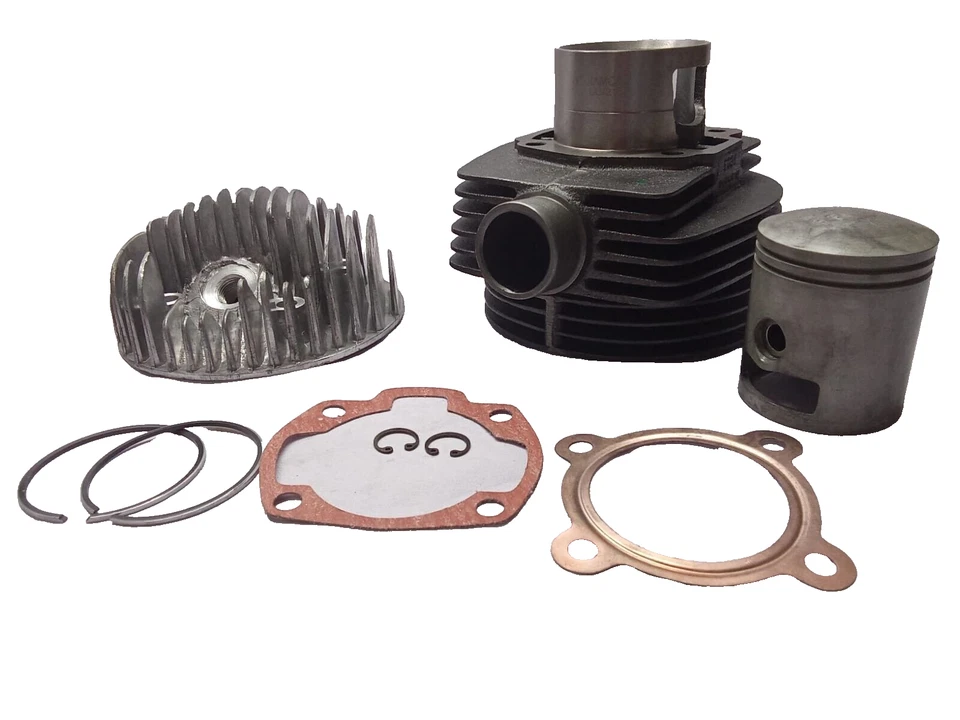 KIT PISTÓN CULATA 5 PUERTOS VESPA PX PE T5 150cc KIT HIERRO - ALTA CALIDAD Foto 2 de 4