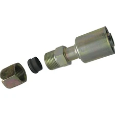 AC BEADLOCK  FITTING STEEL,COMPRESSION TUBE,STRAIGHT #12 HOSE, 5/8" TUBE SB2907