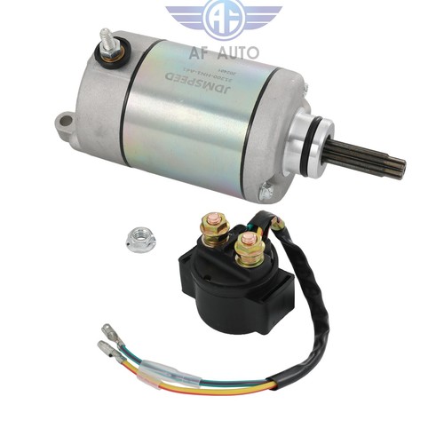 Starter Motor W/ Relay for Honda Sportrax 400EX TRX400EX 2005-2008 31200-HN1-A41 - Foto 1 di 23