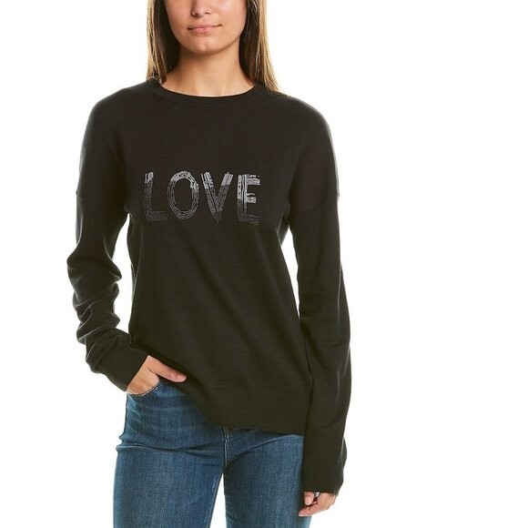 NWT Zadig & Voltaire Cicy Love Sweatshirt Size S #T2542 | eBay