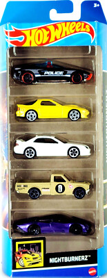 Hot Wheels 2022 🌙 Nightburnerz 🌙 5 pack Honda Prelude , Mazda RX