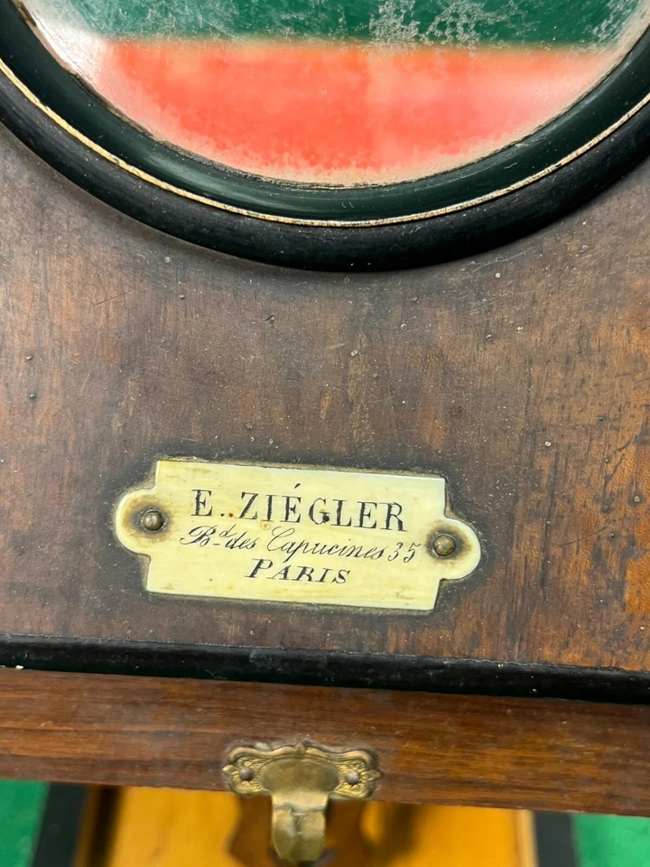 grafoscopio  E.Ziegler Bd.des Capucines 35 Paris lente ingrandimento antica - Immagine 4 di 4