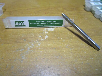 #10-32 HSS 2 Flute H3 Spiral Point FMT  Plug Tap