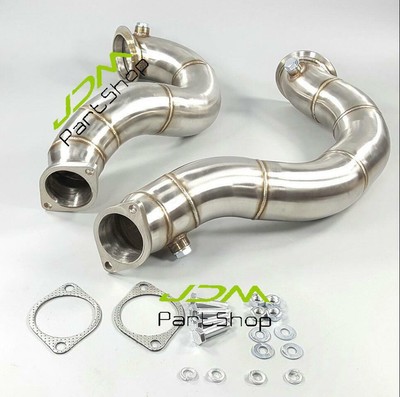 3 STAINLESS STEEL TIG WELDED CATLESS DOWN PIPE for 2007-2012 135i 335i N54 E90 E91