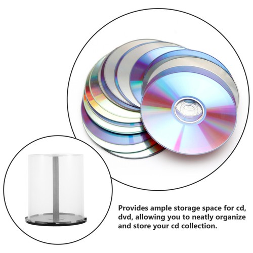 CD Storage Bin Disc Dvd Holder Cd/dvd Case Clear Cases Organizer - Afbeelding 11 van 12