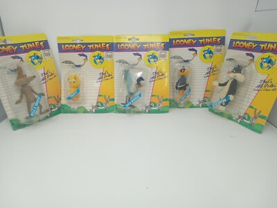 Lot of 5x Looney Tunes Coyote Tweety Road Runner Daffy Sylvester 1989 Lucky Bell
