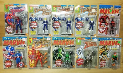 Marvel Super Heroes: Fantastic Four, Spider-Man, Captain America Figures Variety