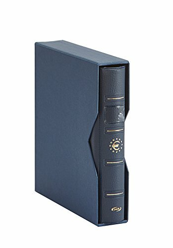 Pardo 170003 - Album per collezione monete Euro, Blu (E3r)