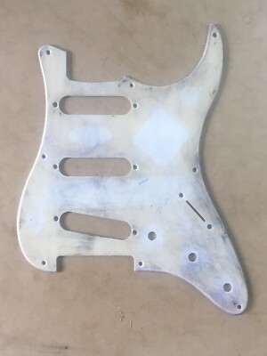 VINTAGE Fender Japan 57 Reissue Strat Pickguard White Aged Relic Stratocaster JV