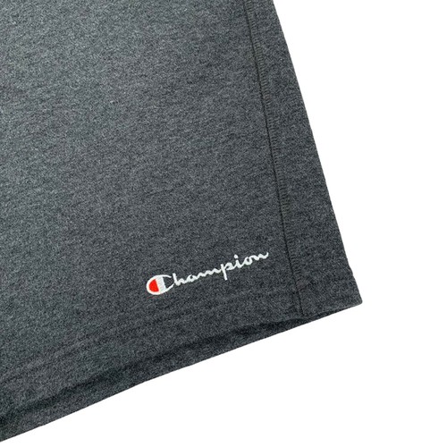 Champion Men’s Dark Gray Script Logo Drawstring Sweat Shorts Size Large - Picture 2 of 4