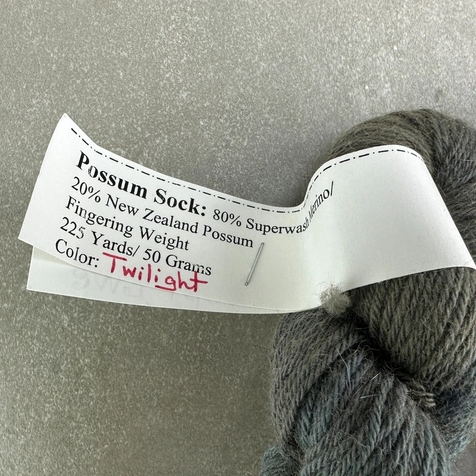 Cherry Tree Hill Yarn Hank Lot TWILIGHT Hand Dyed CLOSED Discont. Fingering USA - Image 3 of 4