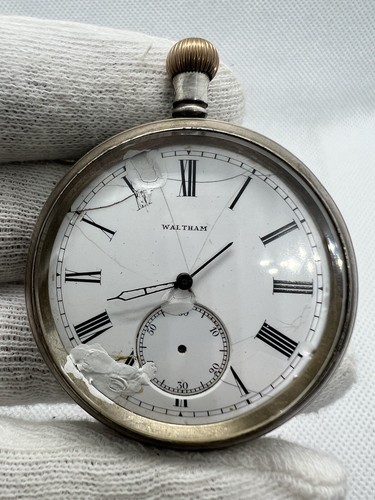 Vintage Am. Watch Co. Waltham Mass. Bond St. Manual-Wind Pocket Watch. 15392225