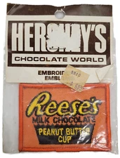 Hershey's Chocolate World Reese's Peanut Butter Cup Embroidered Emblems