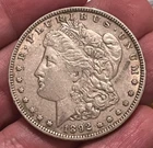 1892-o Morgan silver dollar , AU