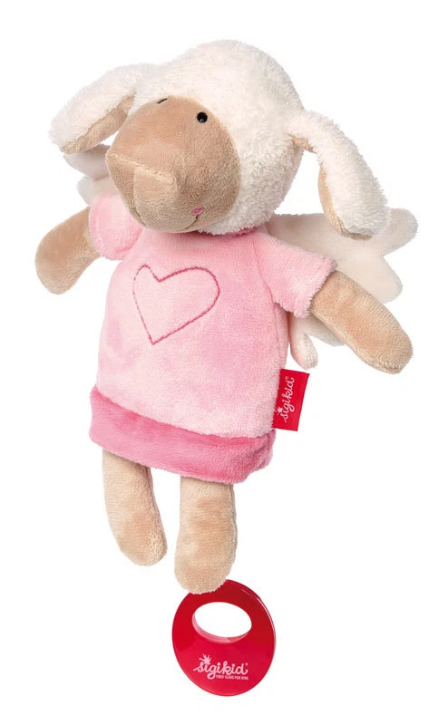 Sigikid Spieluhr Schaf Schutzengel rosa ca 28 cm, Art-Nr. 41458 Neu!!!