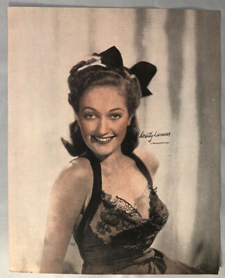 1940s DOROTHY LAMOUR in PARAMOUNT PICTURES Movie 8x10 Print VINTAGE Original