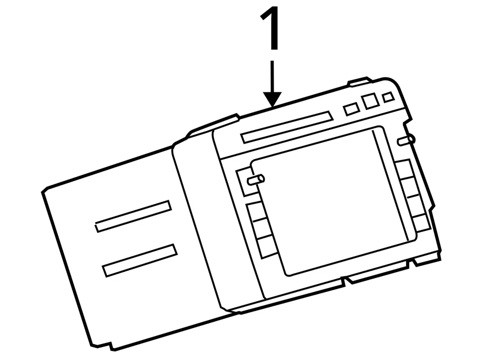 2006-2011 Buick Lucerne Am Fm Cd Player Radio Receiver X2QAJ - Image 4 of 4