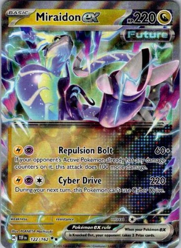 Miraidon ex 122/162 Temporal Forces Double Rare Holo NM Pokemon TCG