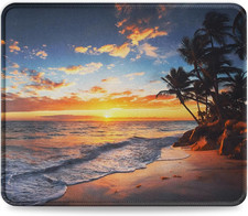 JIKIOU Mouse Pad with Non-Slip Rubber Base, Premium-Textured  Washable Computer