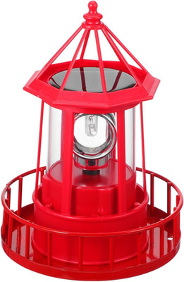 Solar Leuchtturm mit 360° Rotationsfunktion für Garten und Outdoor Beleuchtung