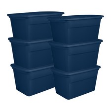 Sterilite Classic Lidded Stackable 30 Gal Sto...