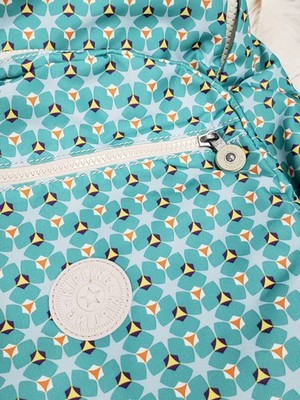 NEW Kipling Seoul laptop Large Backpack TEAL CLOVER  display picture 2