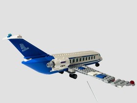 LEGO City 3181 Passenger Plane 2010 Retired Complete w/ Minifigs Manual