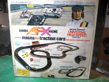 Aurora AFX Ho Race Set #2243 Jackie Stewart Universal Highspeed  Complete Tested