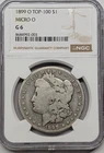 1899 O G6 NGC Morgan Micro O Top 100 VAM