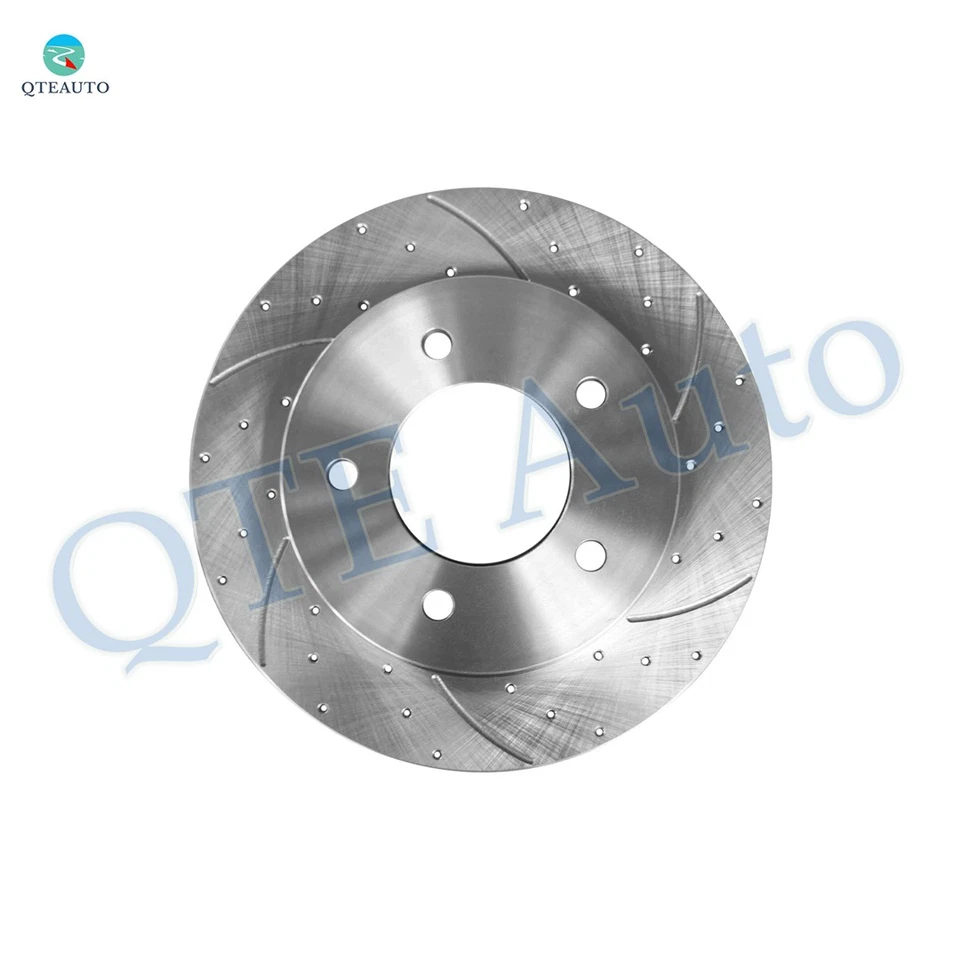 Rotores de disco de freno delanteros ranurados perforados de 307,85 mm para Ford F-150 Heritage 2004 Foto 3 de 4