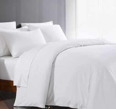 1000 Thread Count 100% Egyptian Cotton Duvet Cover Queen Size Cotton White Long