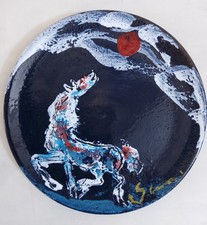 Umberto Ghersi Piatto Ceramiche Albisola cm 25