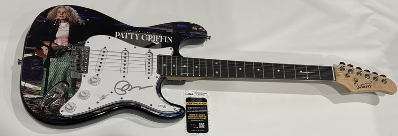 PATTY GRIFFIN SIGNED CUSTOM ELECTRIC GUITAR FOLK COUNTRY LEGEND JSA COA