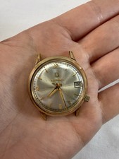 1976 Bulova ACCUTRON Tuning Fork Watch 34mm G.E. Bezel PARTS OR REPAIR