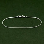 Classic Box Chain Bracelet, Sterling Silver Jewellery, Simple Bracelet