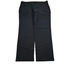Weatherproof Vintage Performance Flex Pants Mens 38x30 Black Regular Taper