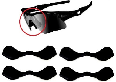 4 Stück Nase Pad Für Oakley Radar Path Pitch Edge Range, Radarlock, EV Schwarz