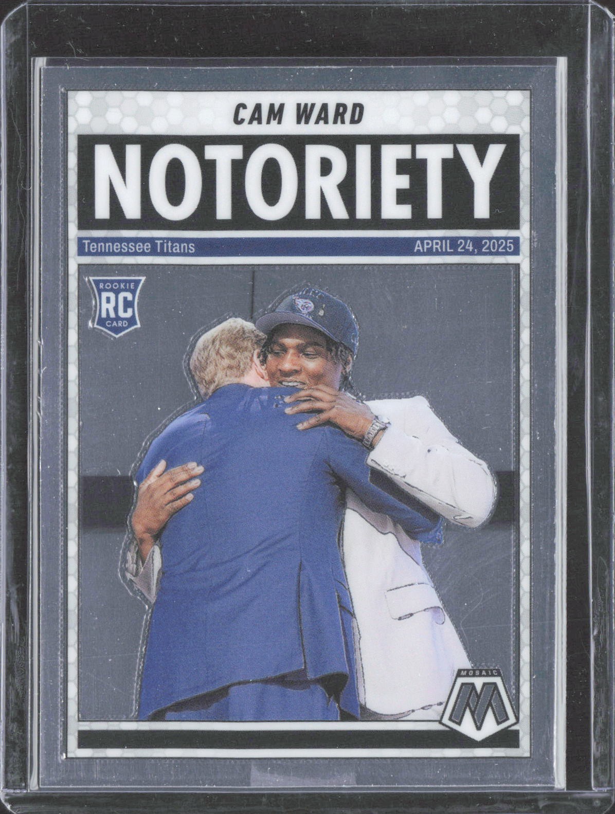 2025 Panini Mosaic #17 Cam Ward Notoriety