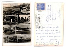Alte Postkarte - Peiting Deutschland Alpenbli...