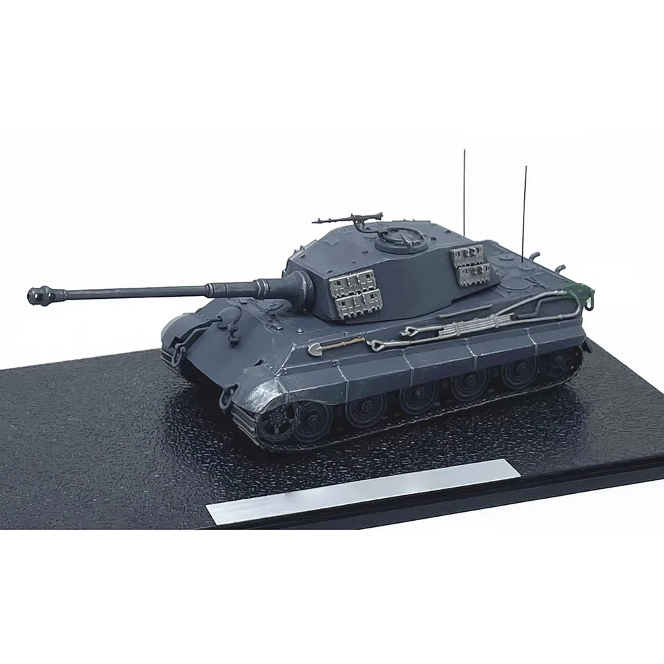 1:72 Alloy WWII German Berlin 1945 Tiger II Tank Military Model Xmas Gift - Image 3 of 4