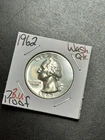 1962 Washington Silver Quarter Proof Gem BU PR+++ 25c Coin (Raw18872)