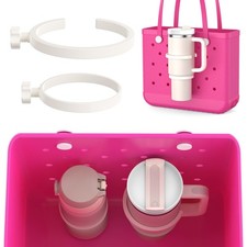Keep Your Drinks Secure - 2 Pack Cup Holder for Bogg Bag 40oz