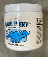 Legendairy Milk Mane Event Supplement Capsules for Hair, Skin & Nails, 60 Count